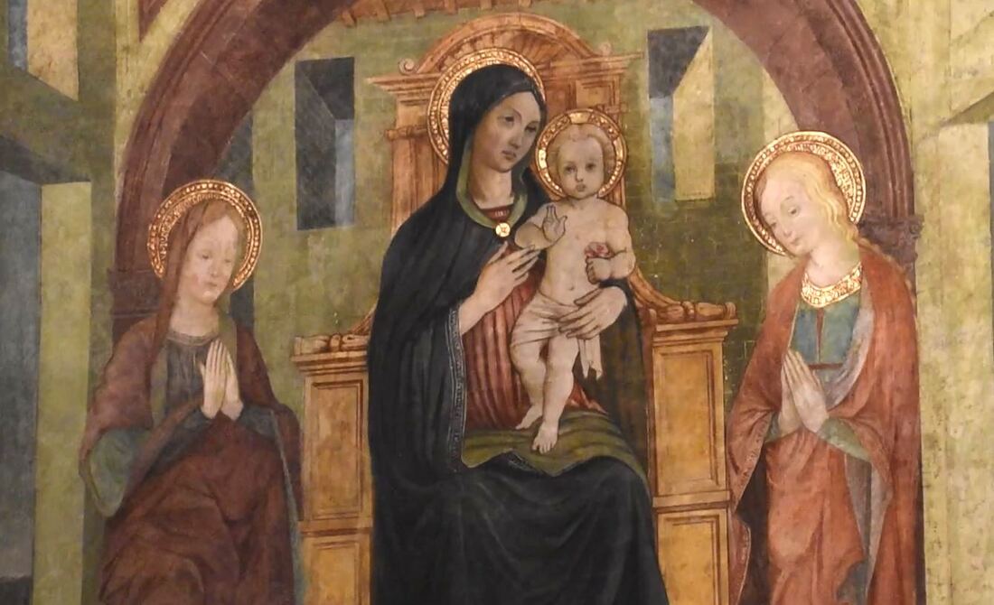 071. Maria: Donna, Madre, Regina  negli affreschi dell’Incoronata